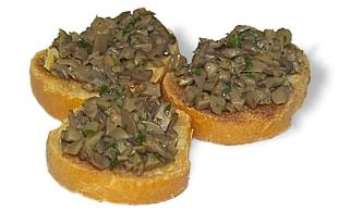 Crostini mit Pilzen