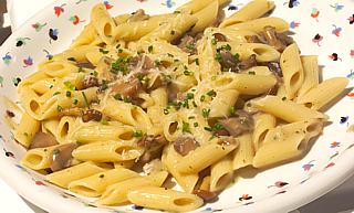 Penne mit Pilzsauce