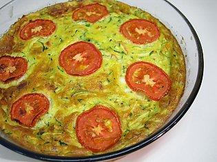 Deftiger Zucchini- Kuchen