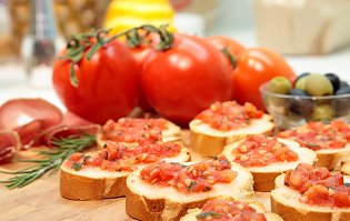 Bruschetta mit Tomaten