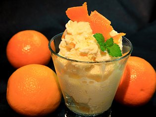 Orangen-Eis